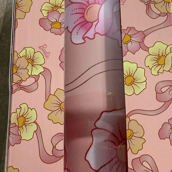 NEW-Stanley/Barbie- Floral Tumbler with Straw (80’s Peaches N cream) 40oz - Picture 6 of 9